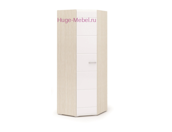 Шкаф угловой одностворчатый "Симба" белый