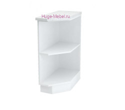 Кухонная торцевая полка нижняя 300 без фасада (белый)