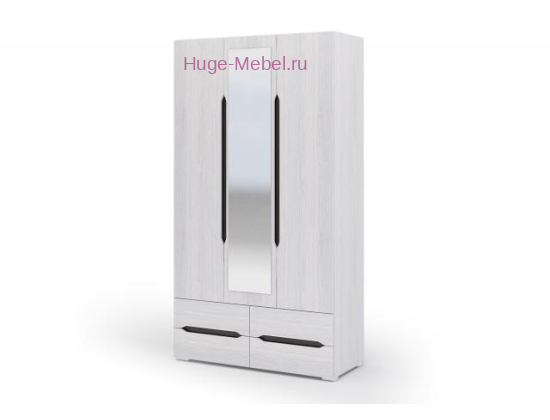 Шкаф 3-х створчатый с ящиками "Валенсия"